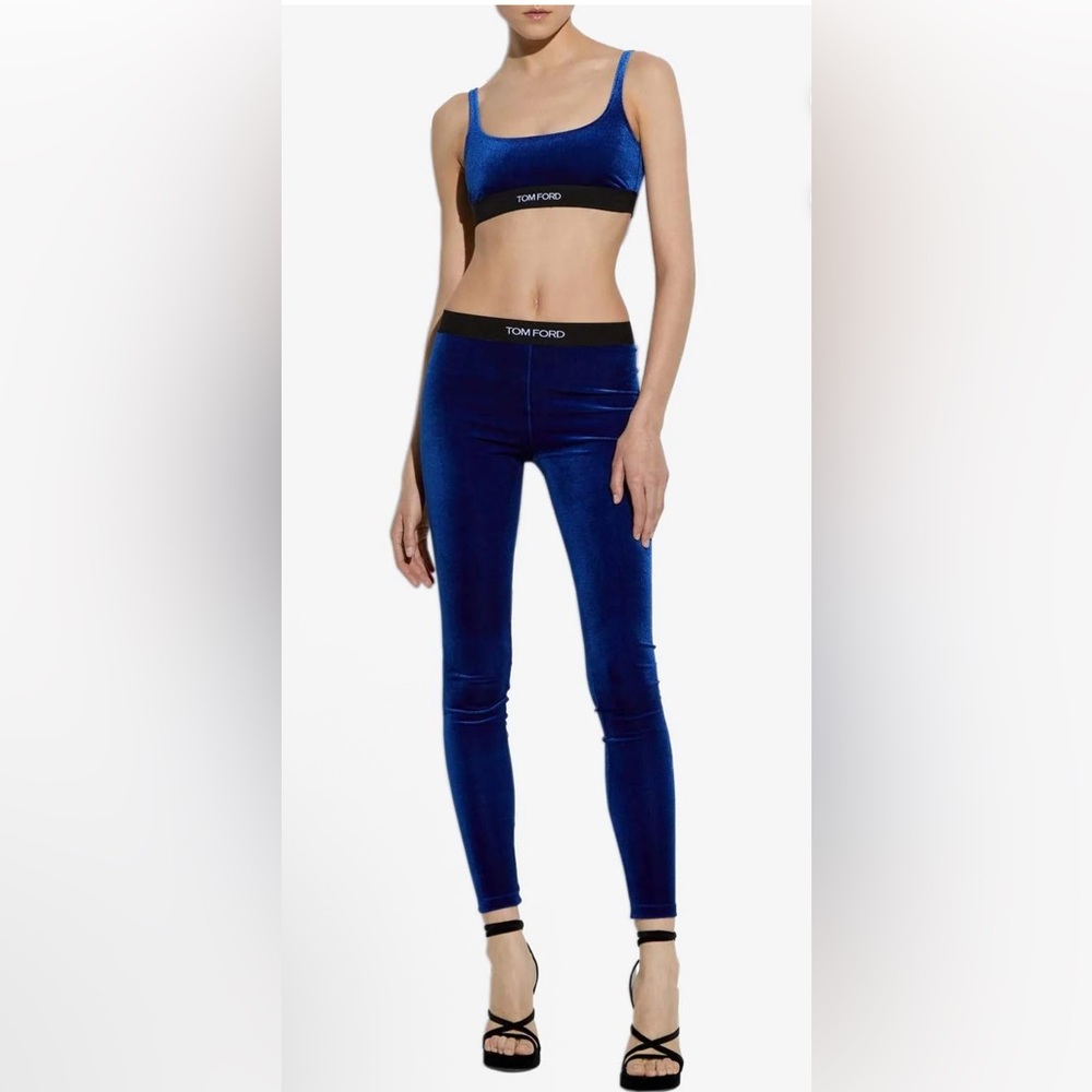 Tom Ford Women's Royal Blue Velvet 2 pc set
